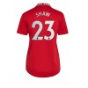 Manchester United Luke Shaw #23 Hjemmedrakt Kvinner 2022-23 Kortermet